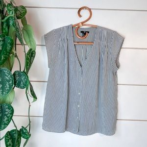 H&M striped blouse Sz 4